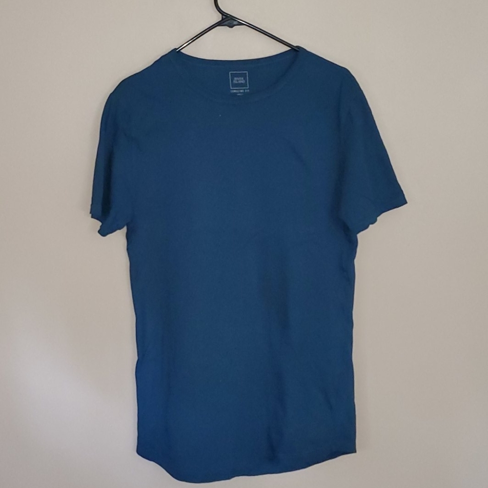 Teal blue t-shirt